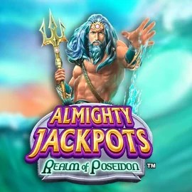 Almighty Jackpots – Realm of Poseidon logo – Jackpots by Novomatic at Betista Casino
