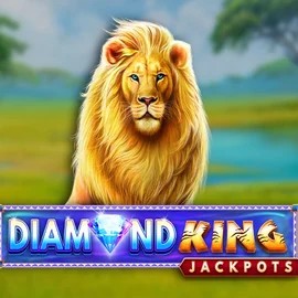 Official Jackpots logo: Diamond King Jackpots by SpinPlay Games at Betista Casino
