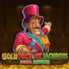 Gold Factory Jackpots Mega Moolah slot icon by Aurum Signature Studios, available at Betista Casino