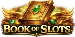 Book of Slots online game logo by ThunderSpin on betistaa.ch
