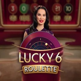 Lucky 6 Roulette logo by Pragmatic Play Betista Casino