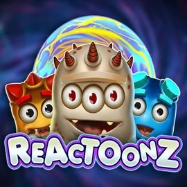 Reactoonz logo – Slots by Play'n GO at Betista Casino